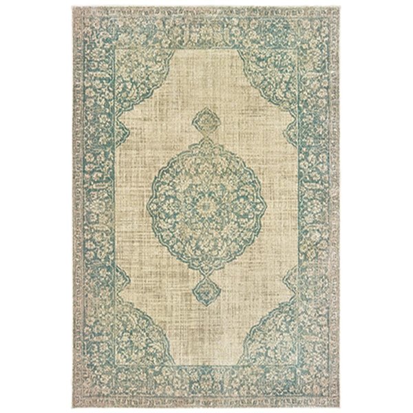 Oriental Weavers 7 ft. 10 in. x 10 ft. 10 in. Raleigh Rectangular Area Rug Ivory R099J5240330ST